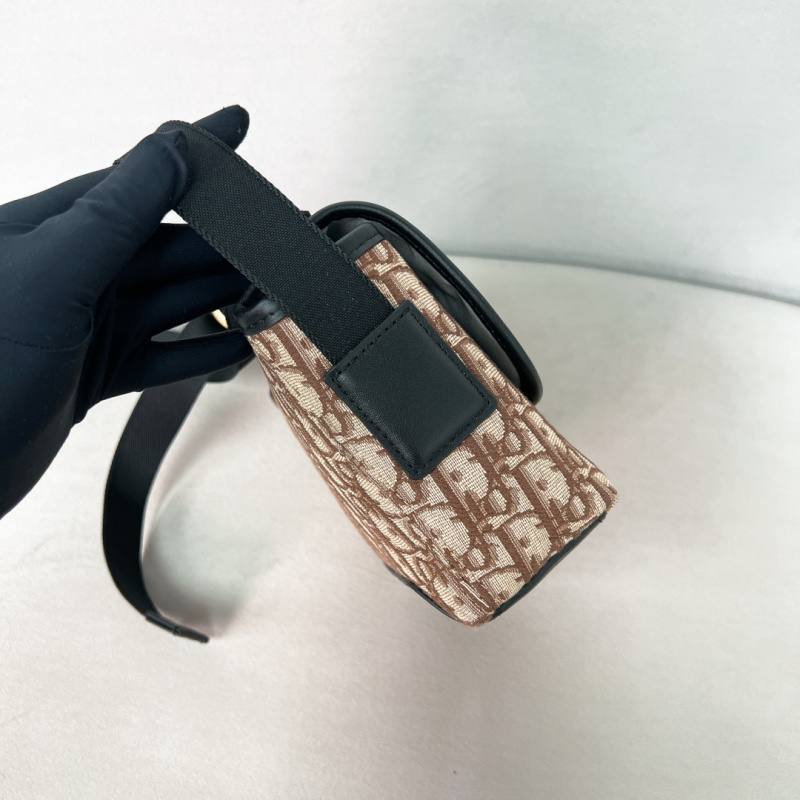 Мини-сумка кросс-боди Dior с монограммой