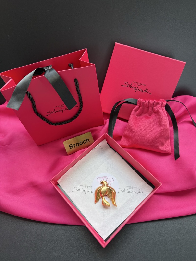 Брошь Schiaparelli в виде птицы