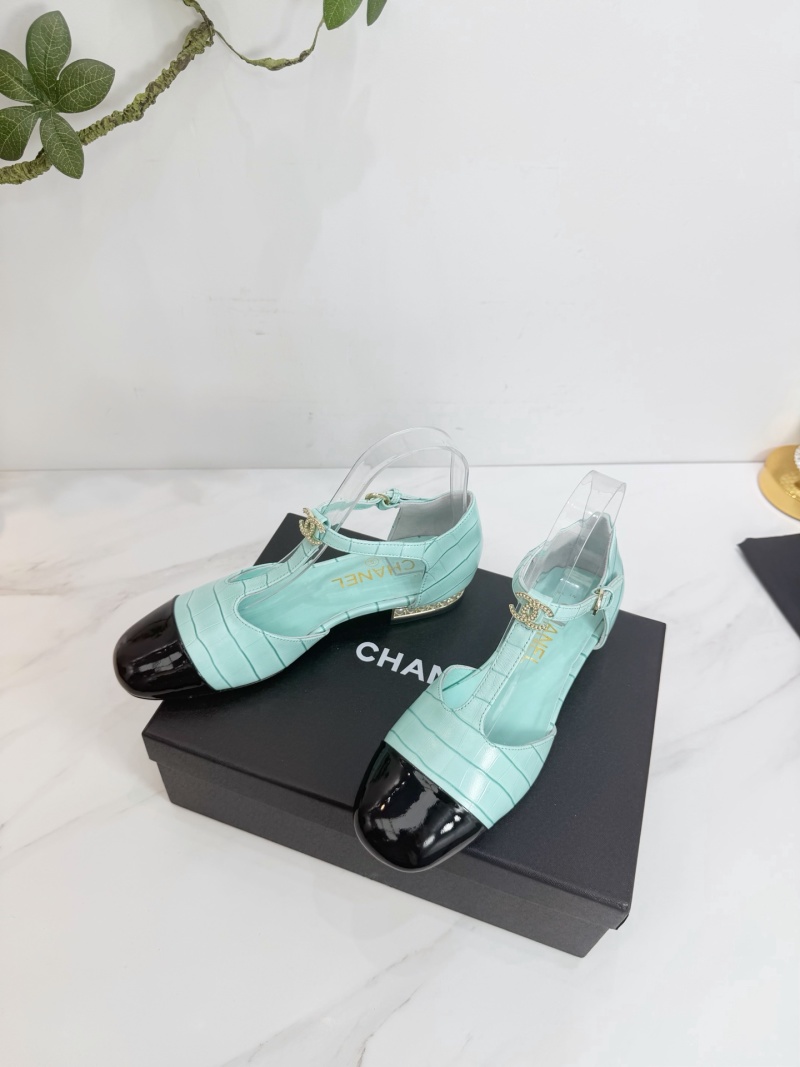 Женские туфли CHANEL с закругленным носком