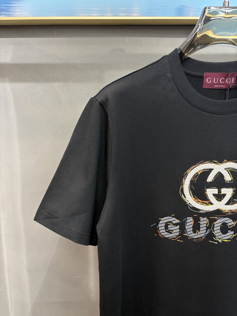 Футболка Gucci черная, размер M-2XL