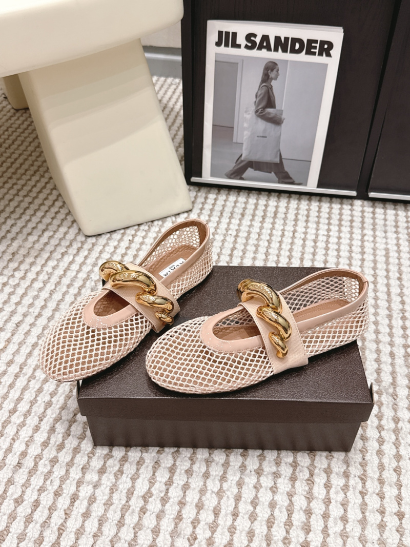 Женские туфли сетчатые с цепью Alaïa