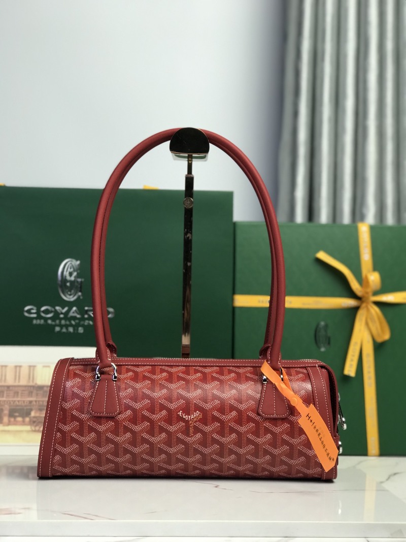 Сумка Goyard Bonbonniere бордового цвета