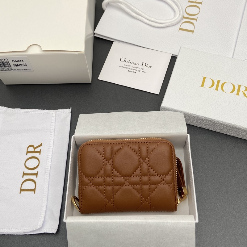 Портмоне Dior S5034 коричневый