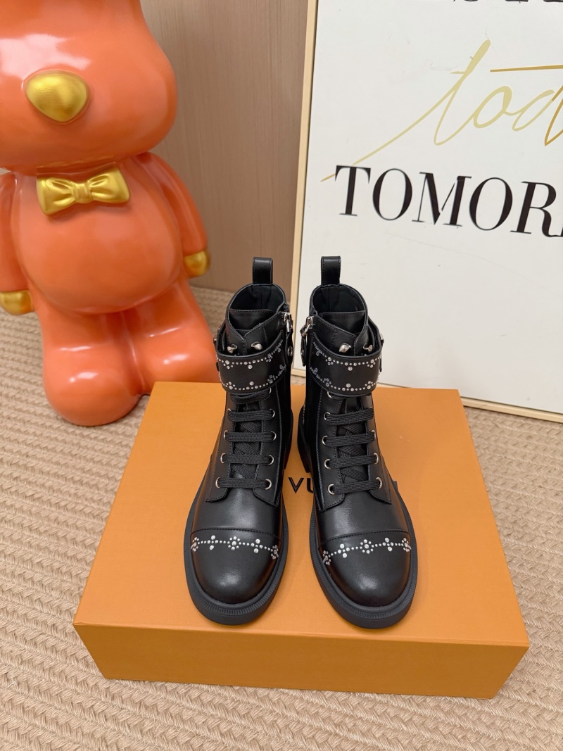 Женские ботинки LV с декором Louis Vuitton