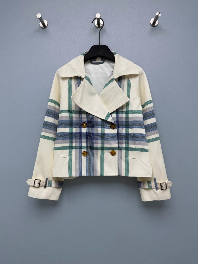 Куртка Burberry с принтом в клетку