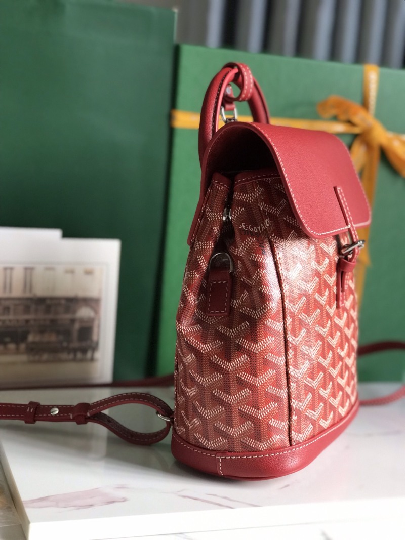 Мини-рюкзак с геометрическим узором и верхней ручкой Goyard