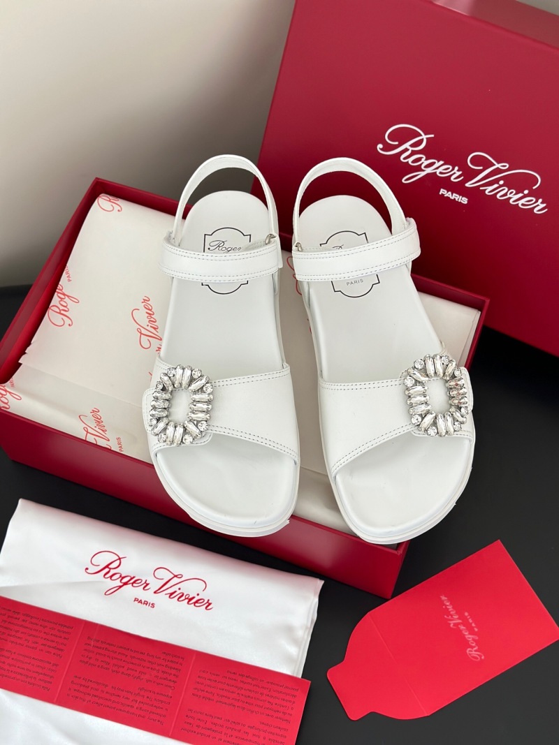 Босоножки Roger Vivier на толстой подошве с пряжкой