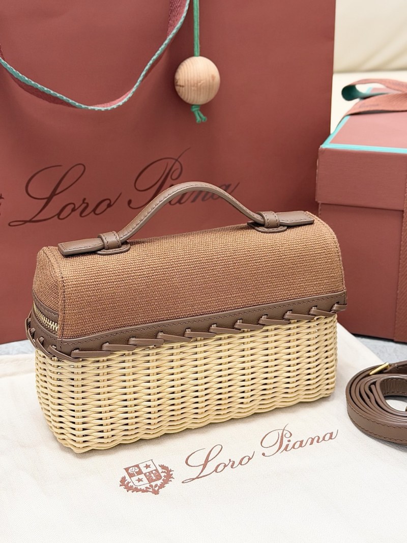 Мини-сумка Loro Piana, плетеная