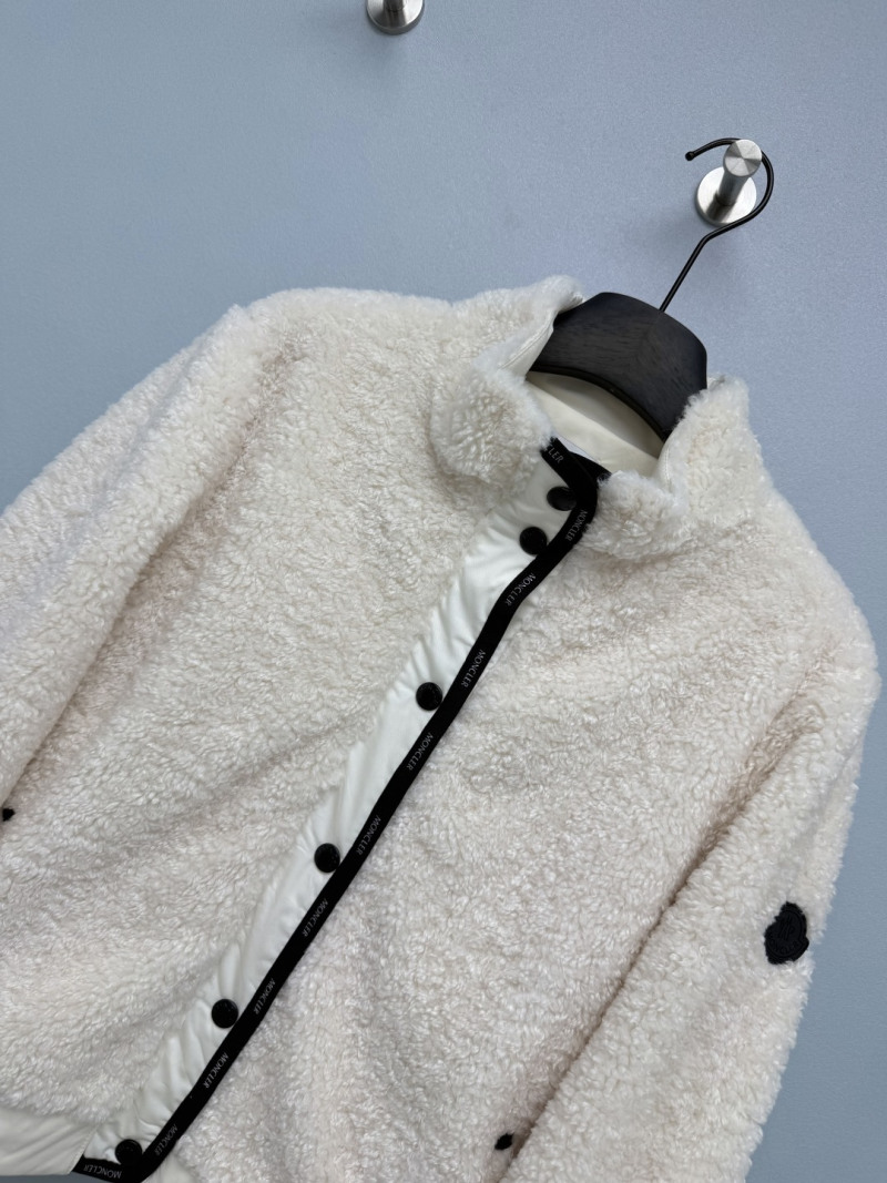 Куртка Moncler с тёплым твидом