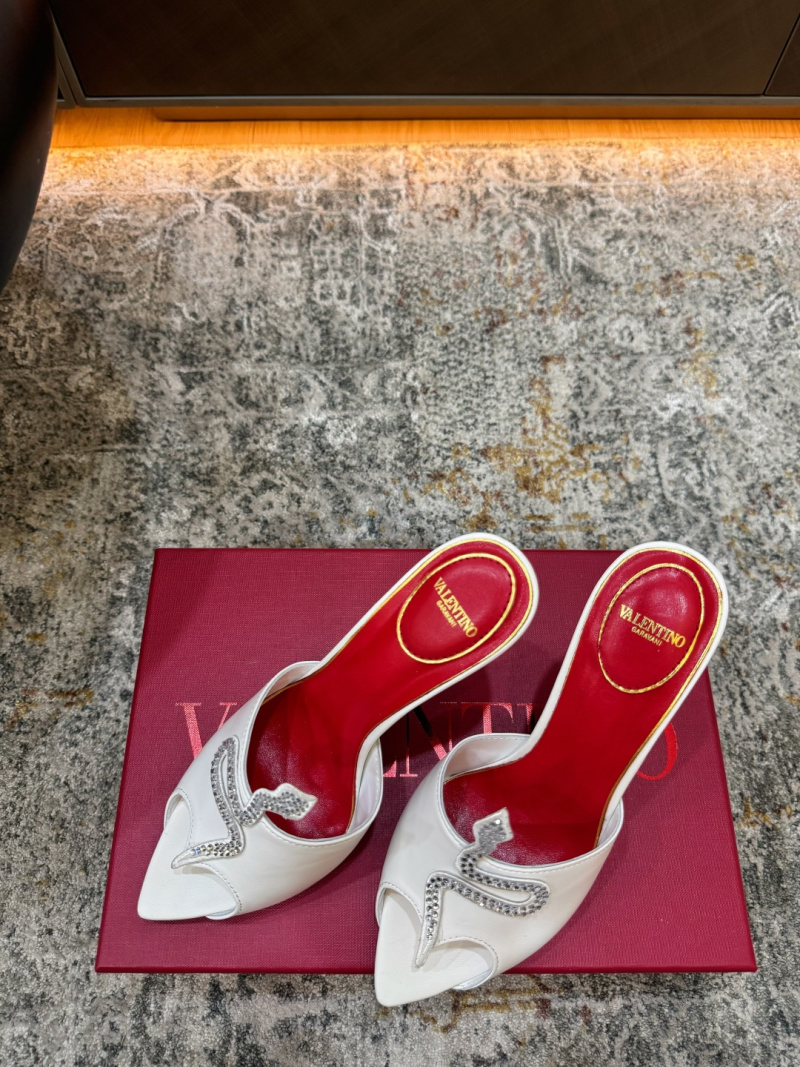Мюли Valentino с кристаллическим декором Valentino Garavani