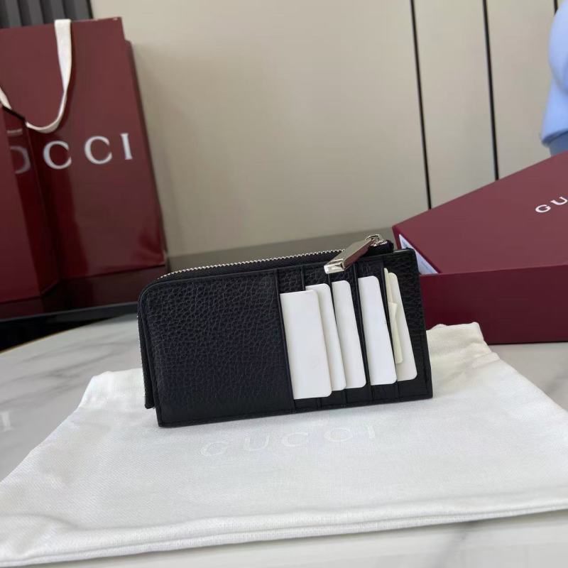 Портмоне Gucci черное с логотипом