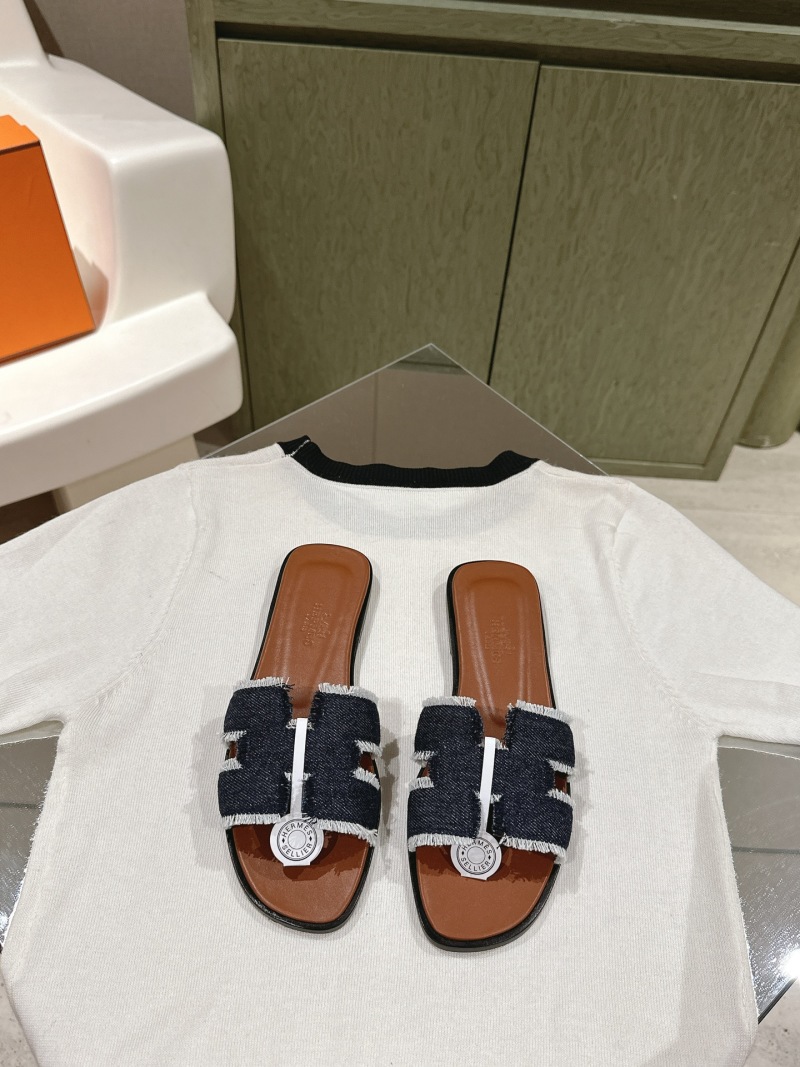 Женские шлёпанцы Hermès