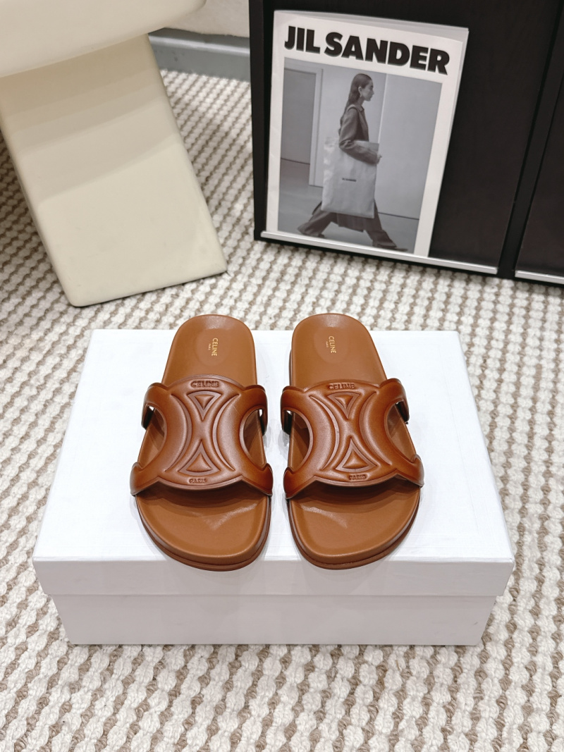 Женские сандалии Celine с логотипом