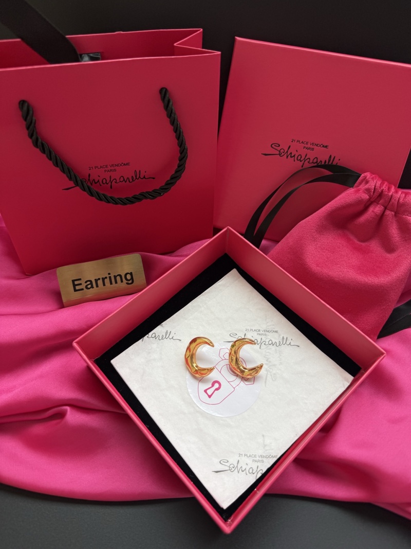 Серьги в виде полумесяцев Schiaparelli