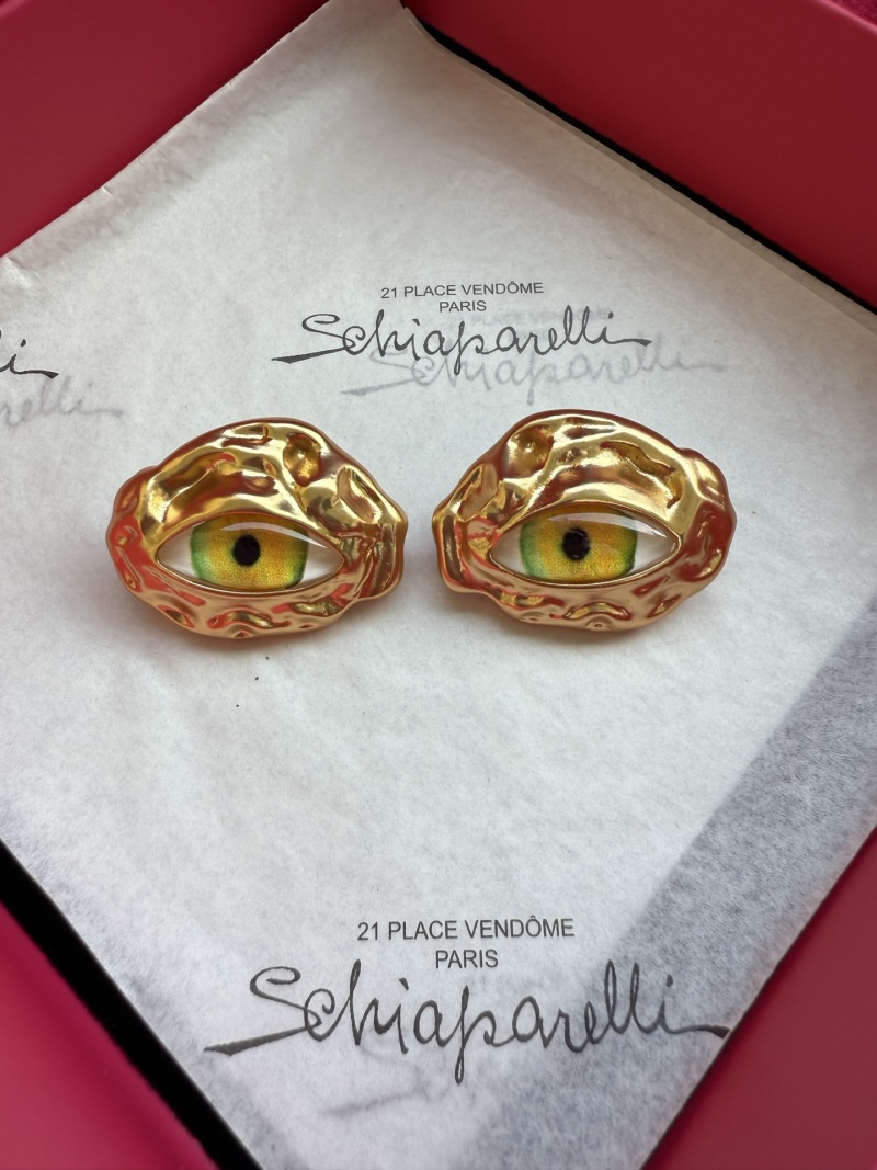 Серьги в виде глаз Schiaparelli