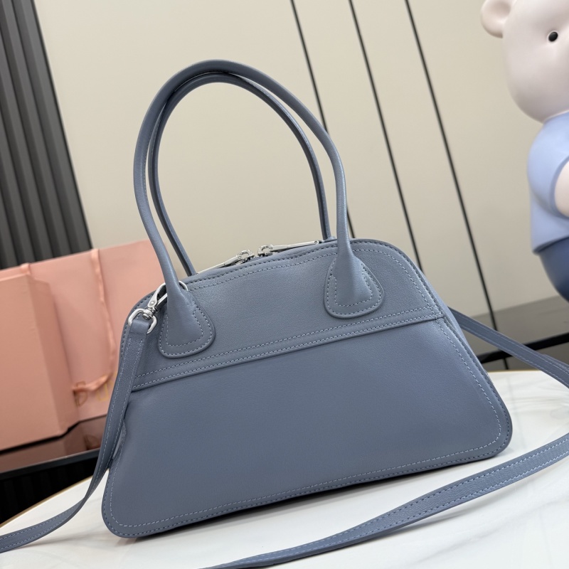 Сумка Miu Miu серая с логотипом