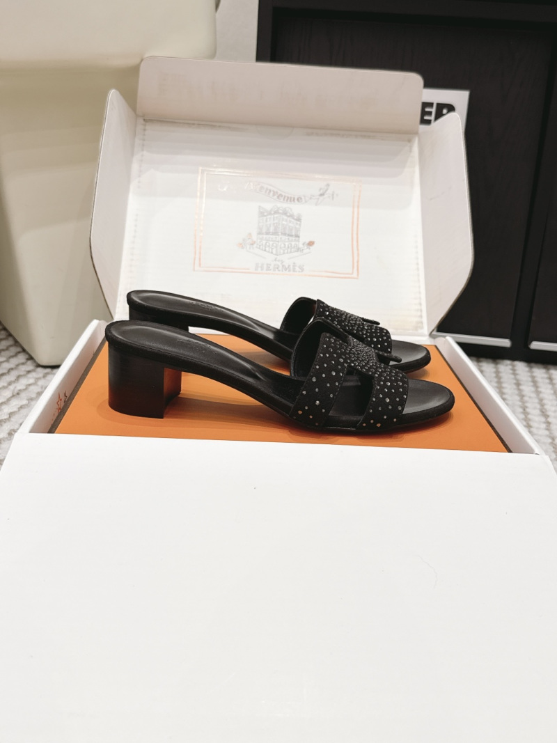 Женские сандалии Hermes с декором из страз Hermès