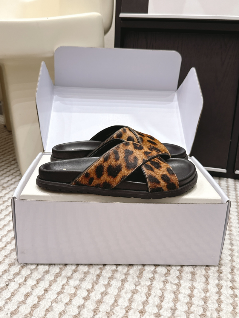 Женские мюли с крестовыми ремнями Saint Laurent