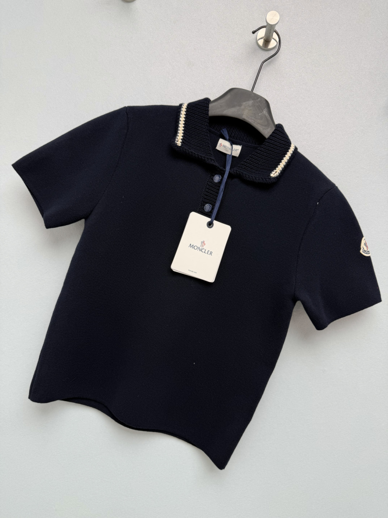 Кофта-поло Moncler с контрастной отделкой