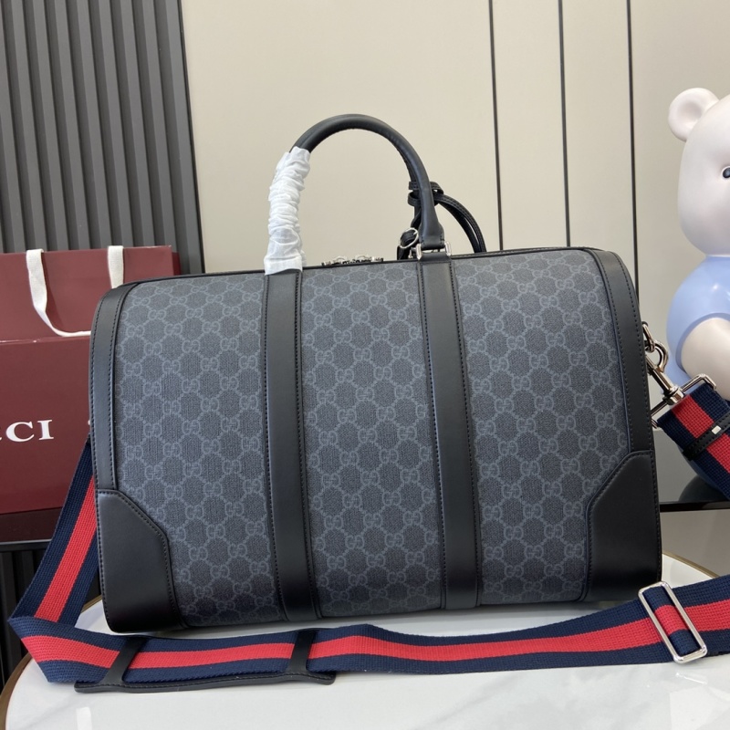 Путевая сумка Gucci серый с принтом