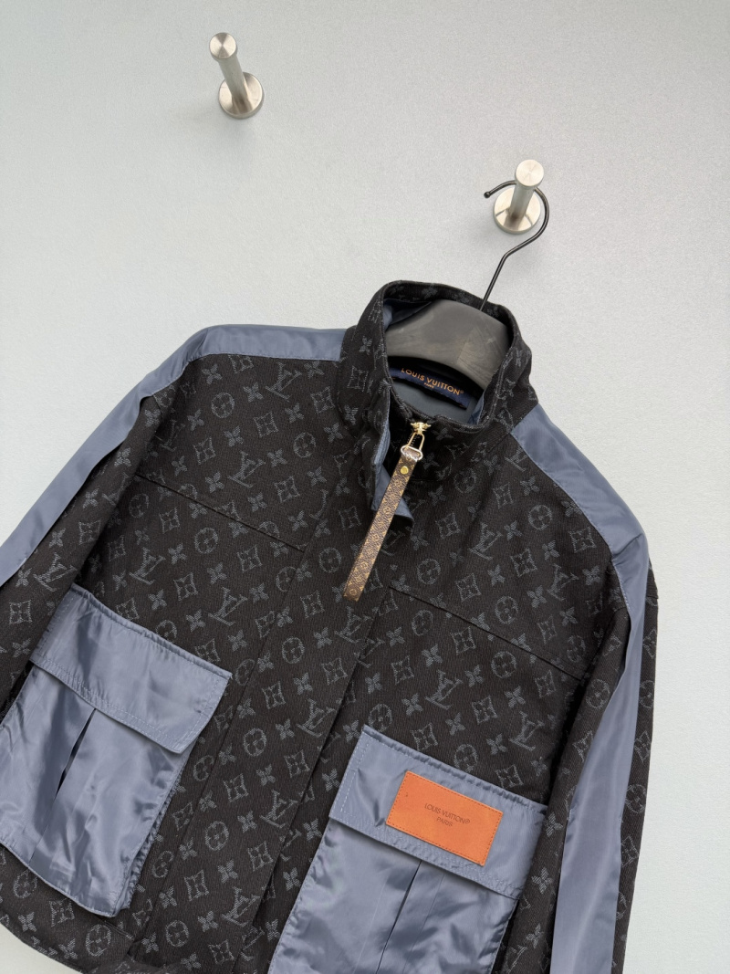 Кожаная куртка Louis Vuitton с монограммой