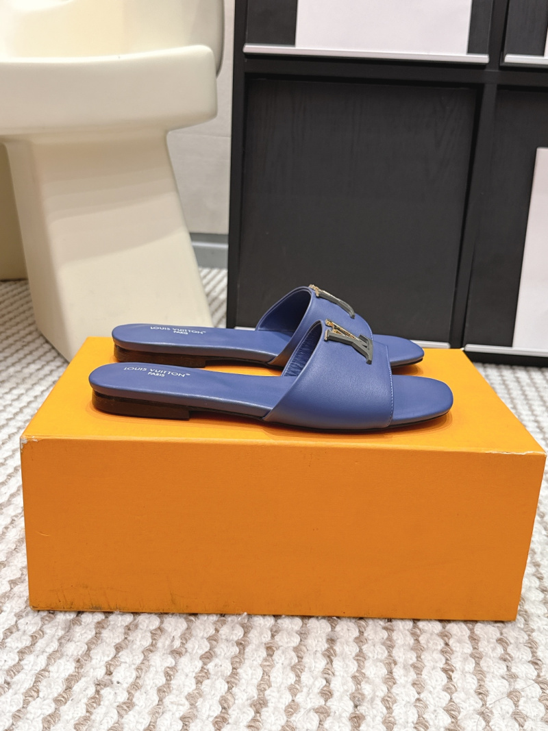 Женские шлепки Louis Vuitton Isola, цвет синий