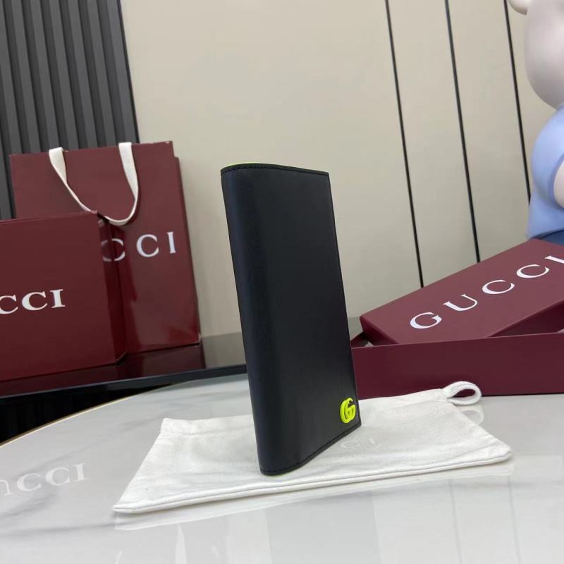 Портмоне Gucci черное с логотипом