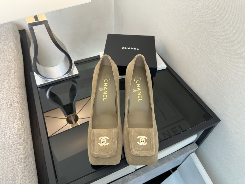 Мокасины Chanel замшевые