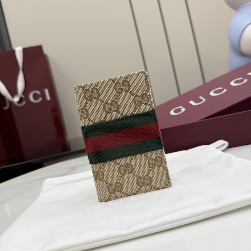 Портмоне Gucci с монограммой и полосой