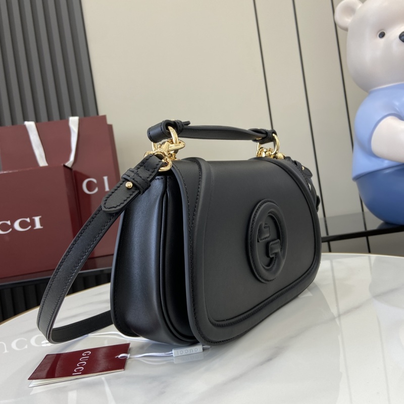 Черная сумка-кроссбоди Gucci с логотипом