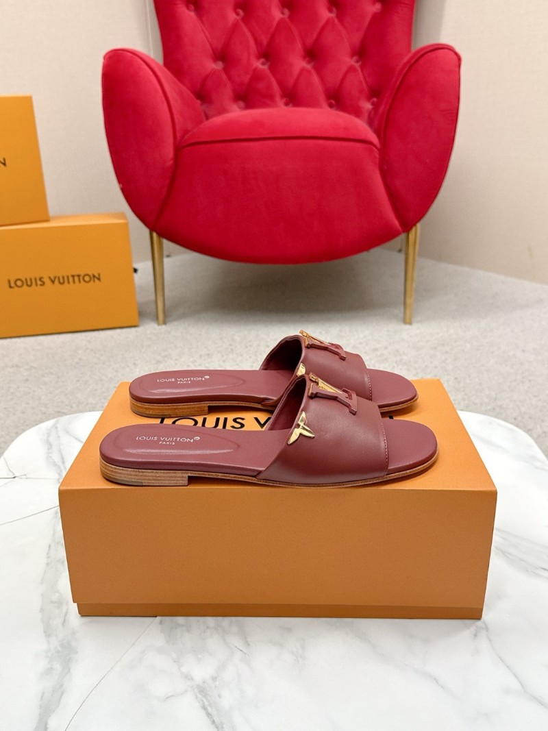 Мюли женские на плоской подошве Louis Vuitton