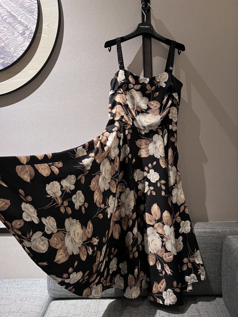 Повседневное платье с принтом Dolce & Gabbana