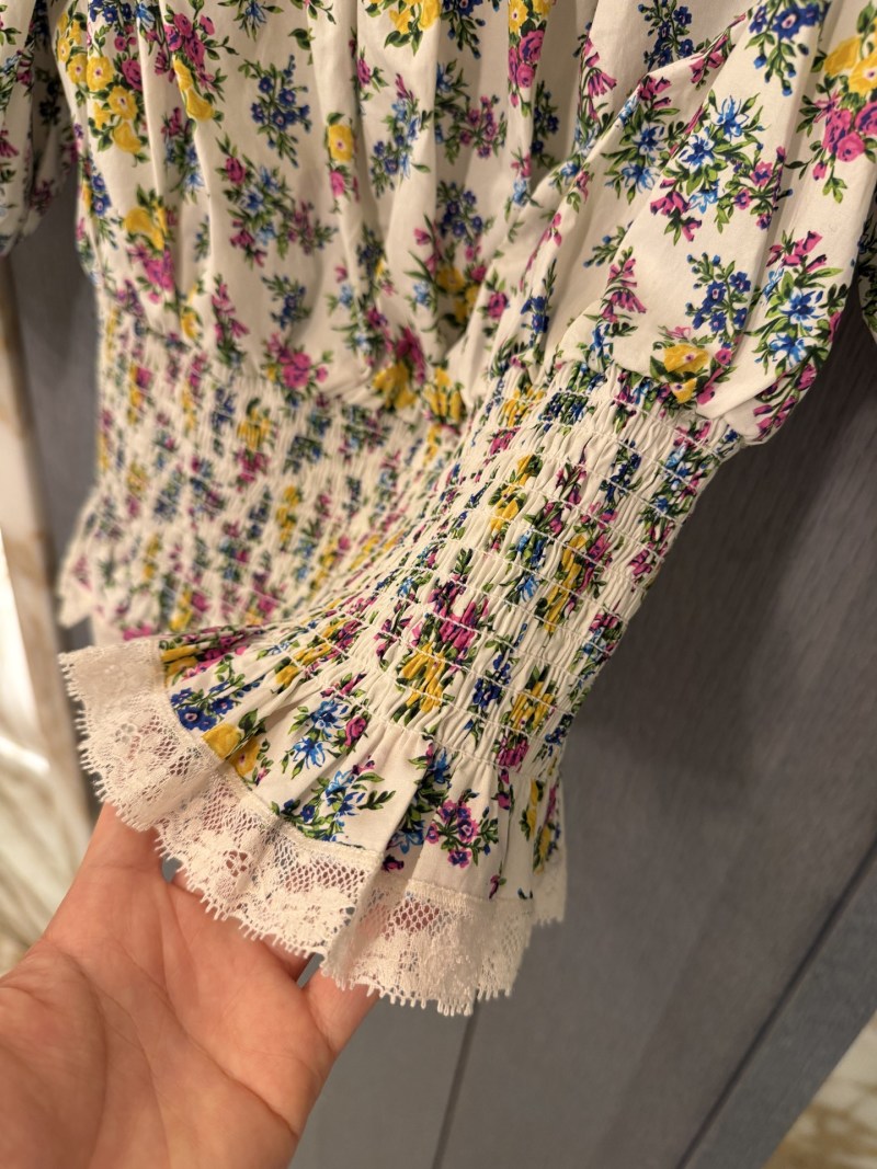 Блузка с цветочным принтом Dolce & Gabbana