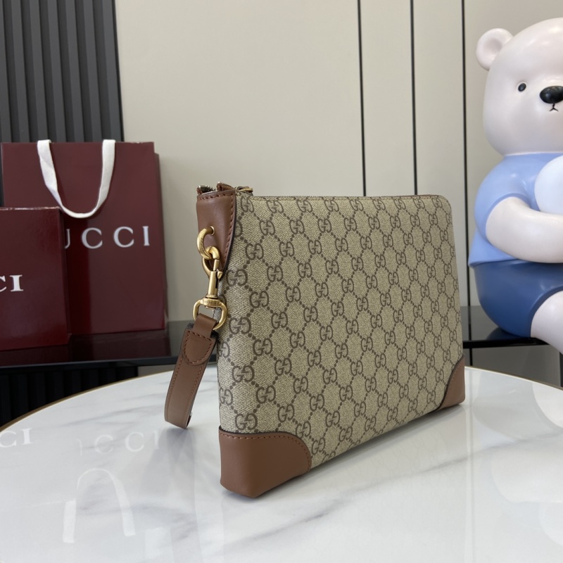 Портмоне Gucci с монограммой и ремешком