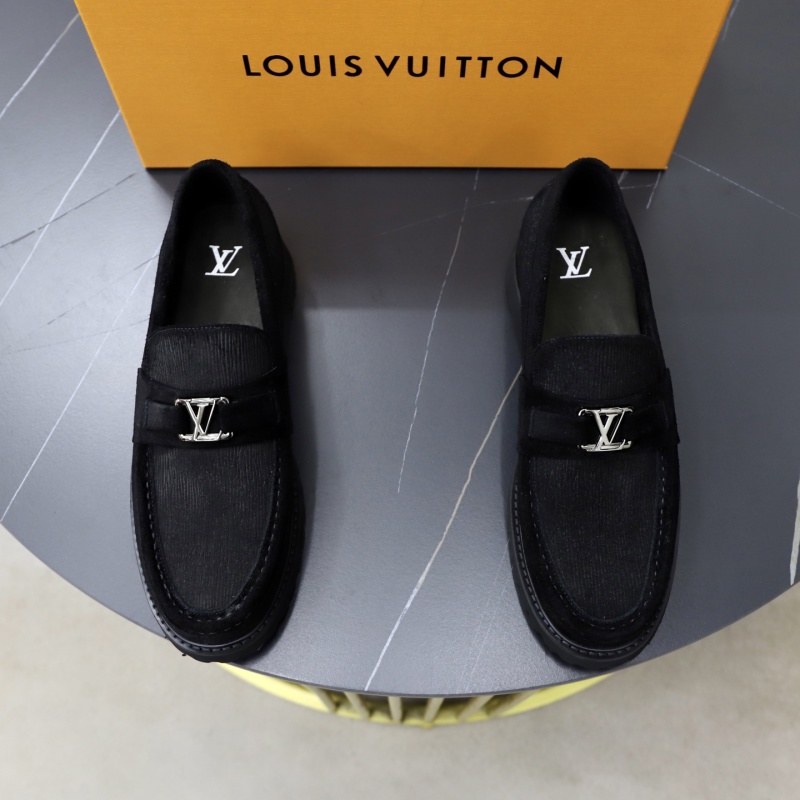Мужские лоферы Louis Vuitton черные