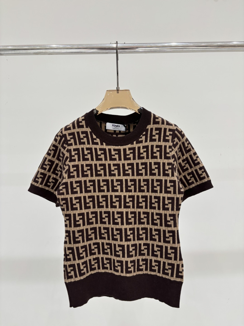 Футболка Fendi с монограммным узором