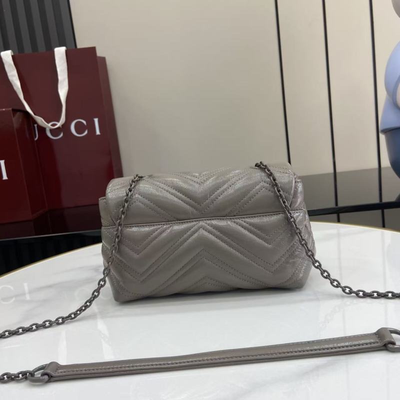 Сумка Gucci GG Marmont серая