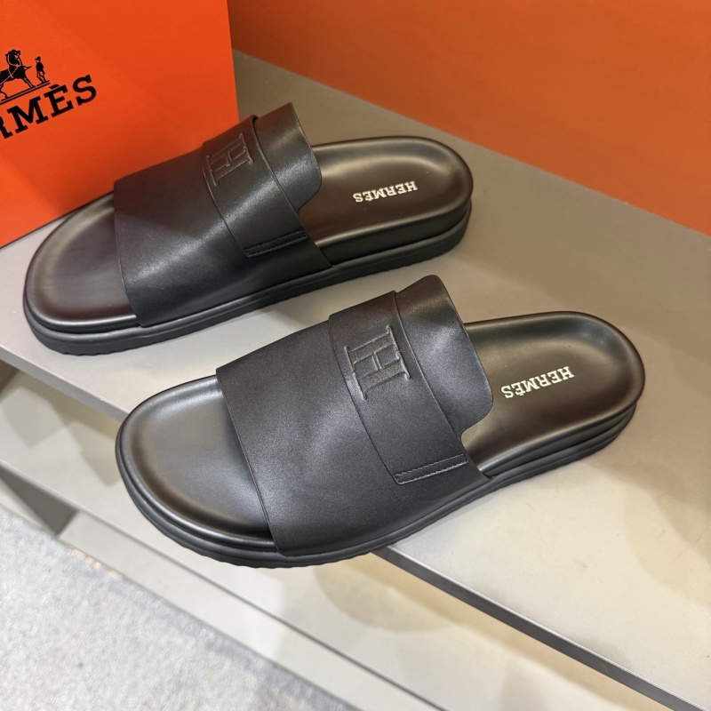Мужские шлёпанцы Hermes Hermès