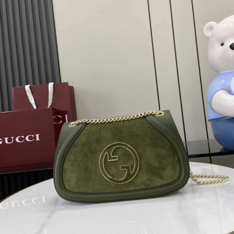 Сумка Gucci зеленая с цепочкой