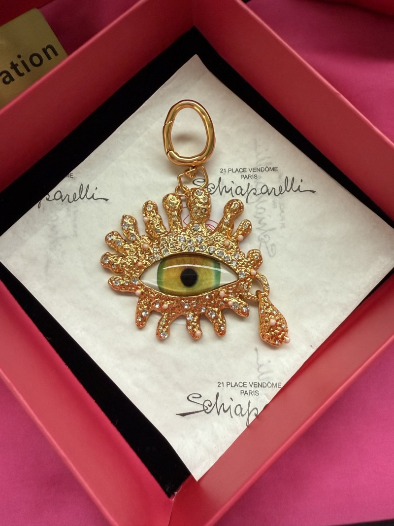 Подвеска в виде глаза с кристаллами Schiaparelli