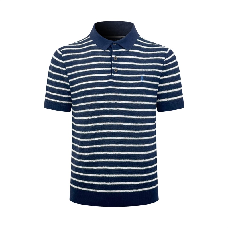 Полосатая футболка Ralph Lauren с логотипом