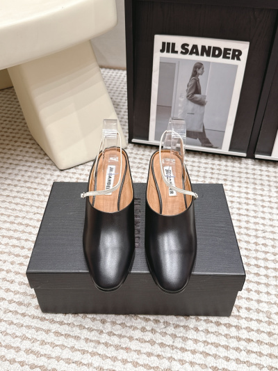 Женские сабо Jil Sander из натуральной кожи