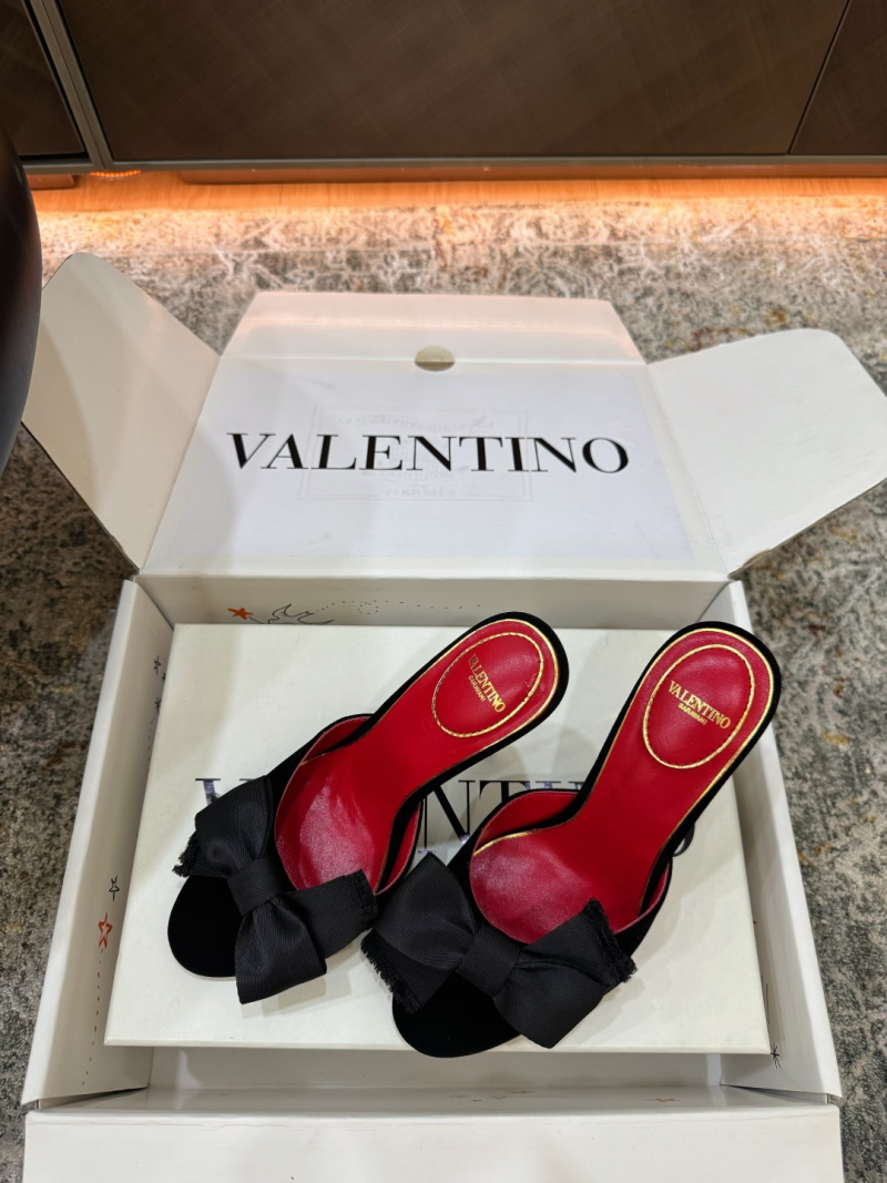 Женские туфли-сабо Valentino с бантом Valentino Garavani