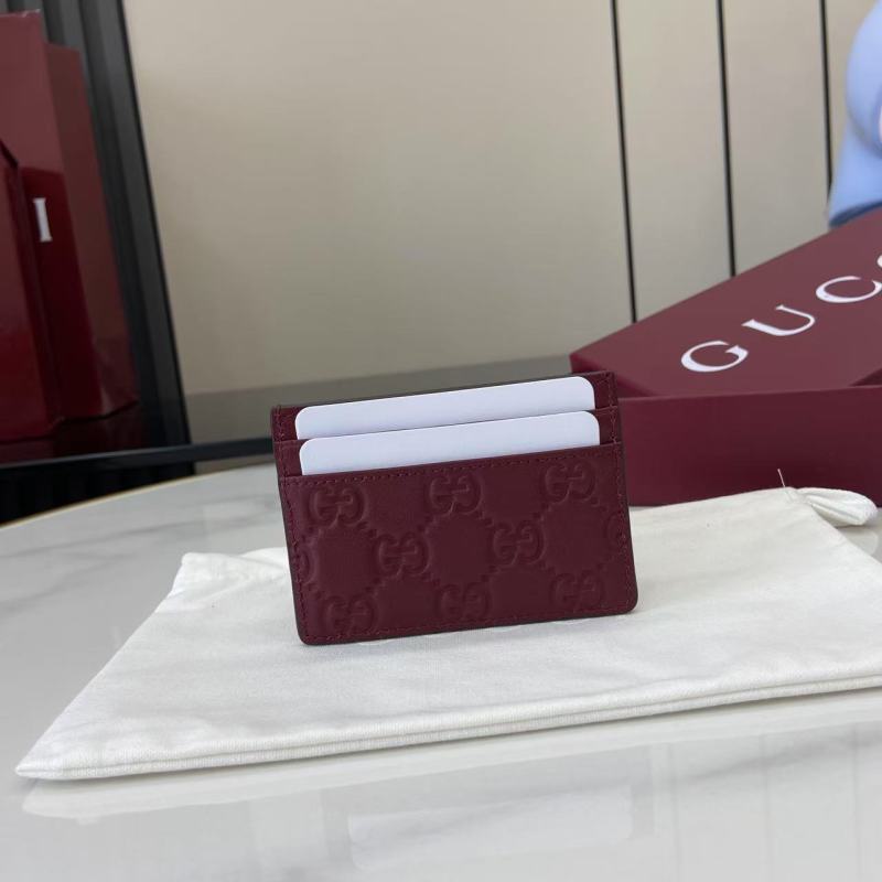 Картхолдер Gucci бордовый