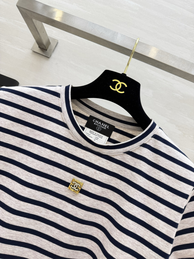 Футболка женская Chanel полосатая