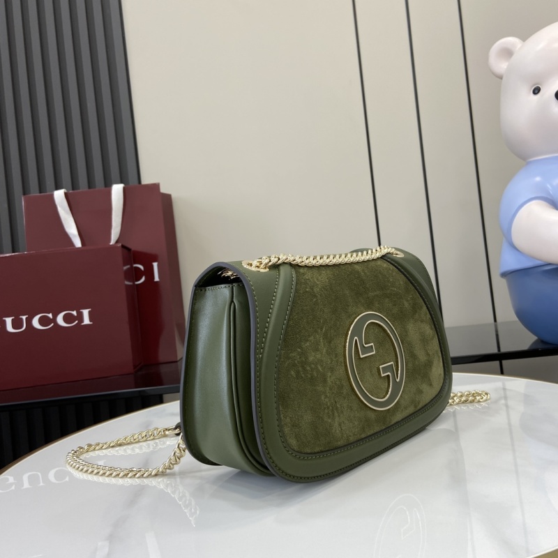 Сумка Gucci зеленая с цепочкой