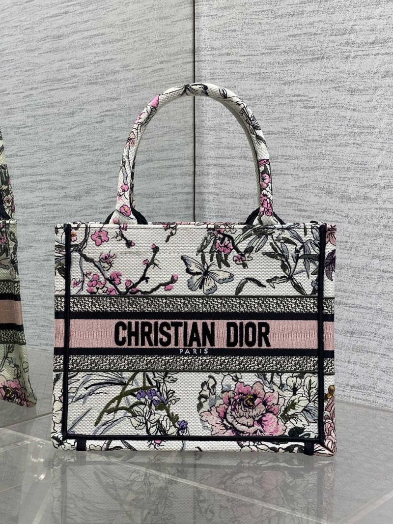 Сумка-тоут Christian Dior с цветочным принтом