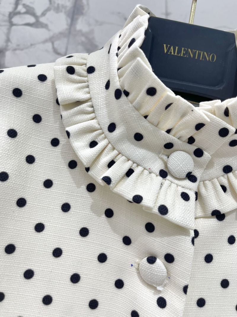 Женский укороченный жакет Valentino с рюшами Valentino Garavani