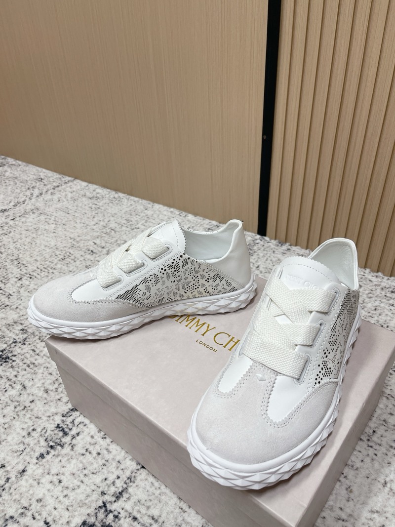 Кроссовки женские Jimmy Choo белые