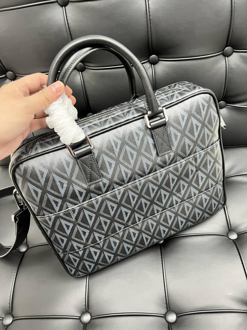 Деловая сумка Dior с монограммным принтом